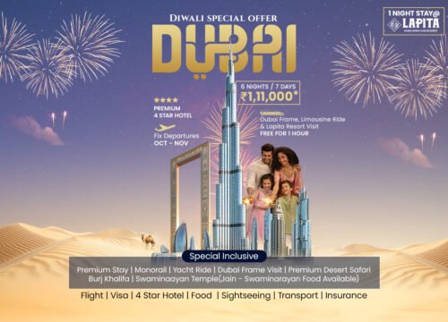 Dubai Diwali Package 2 with LAPITA Resort - 6 Nights / 7 Days